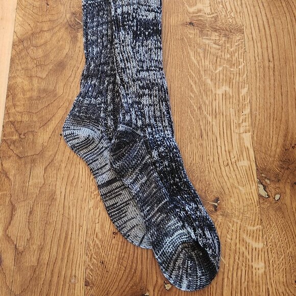 Knit Knee High Socks- gray marble - Picture 4 of 4